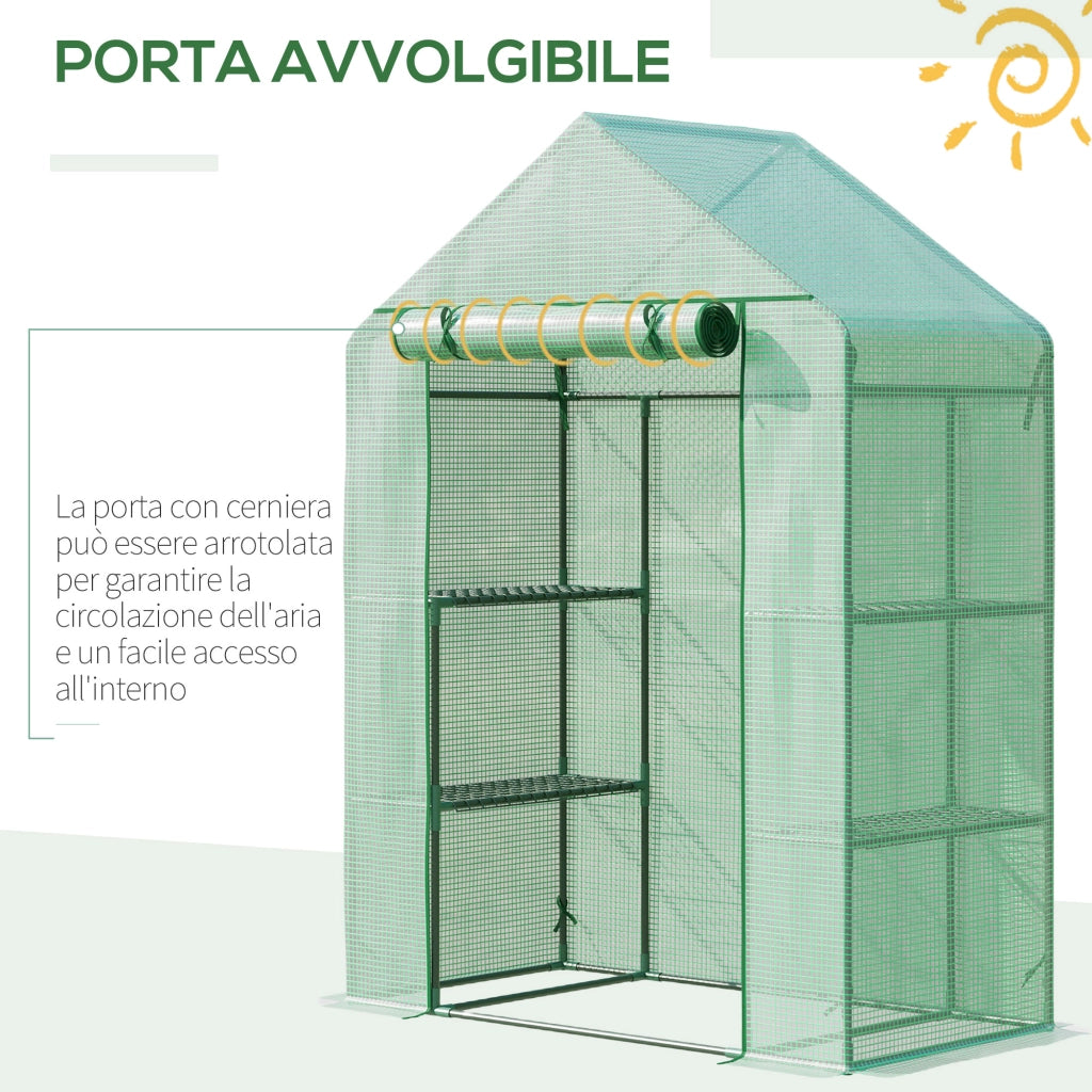 Serra da Giardino ¨C Minimal ¨C Verde 141x72x191 cm
