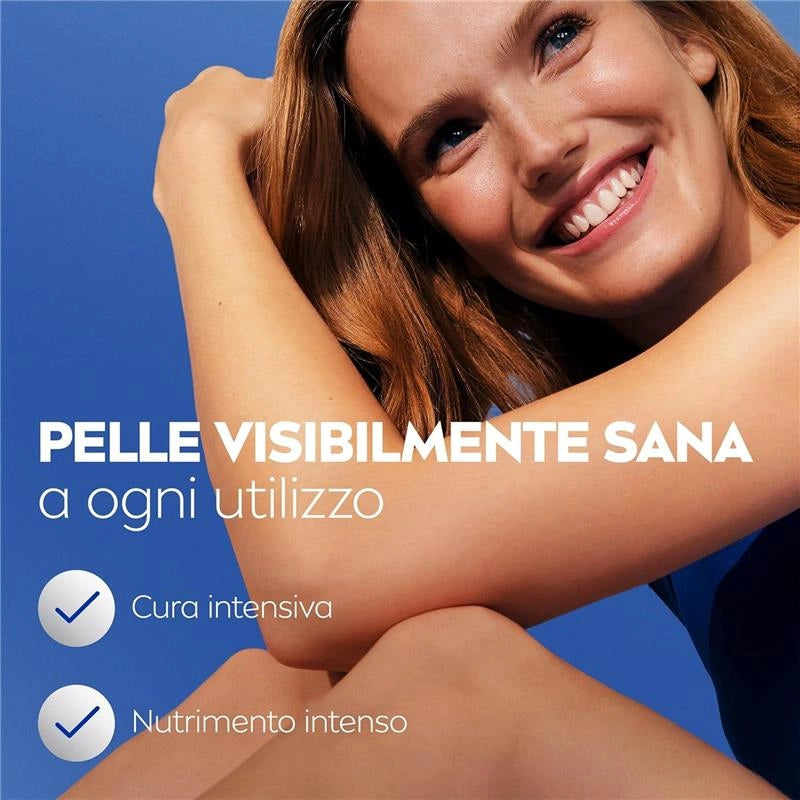 NIVEA CREMA CORPO NUTRIENTE 500 ML 72H CON ACIDO IALURONICO OLIO DI MANDORLA E SIERO NUTRENTE PELLE SECCA O MOLTO SECCA