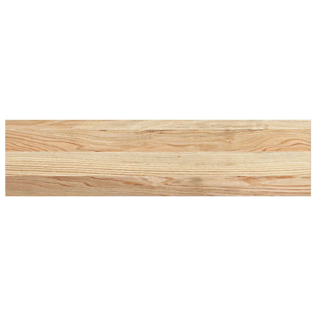 Davanzali 2 pz Non Trattati 80x20x2 cm Legno Massello di Rovere 4009094