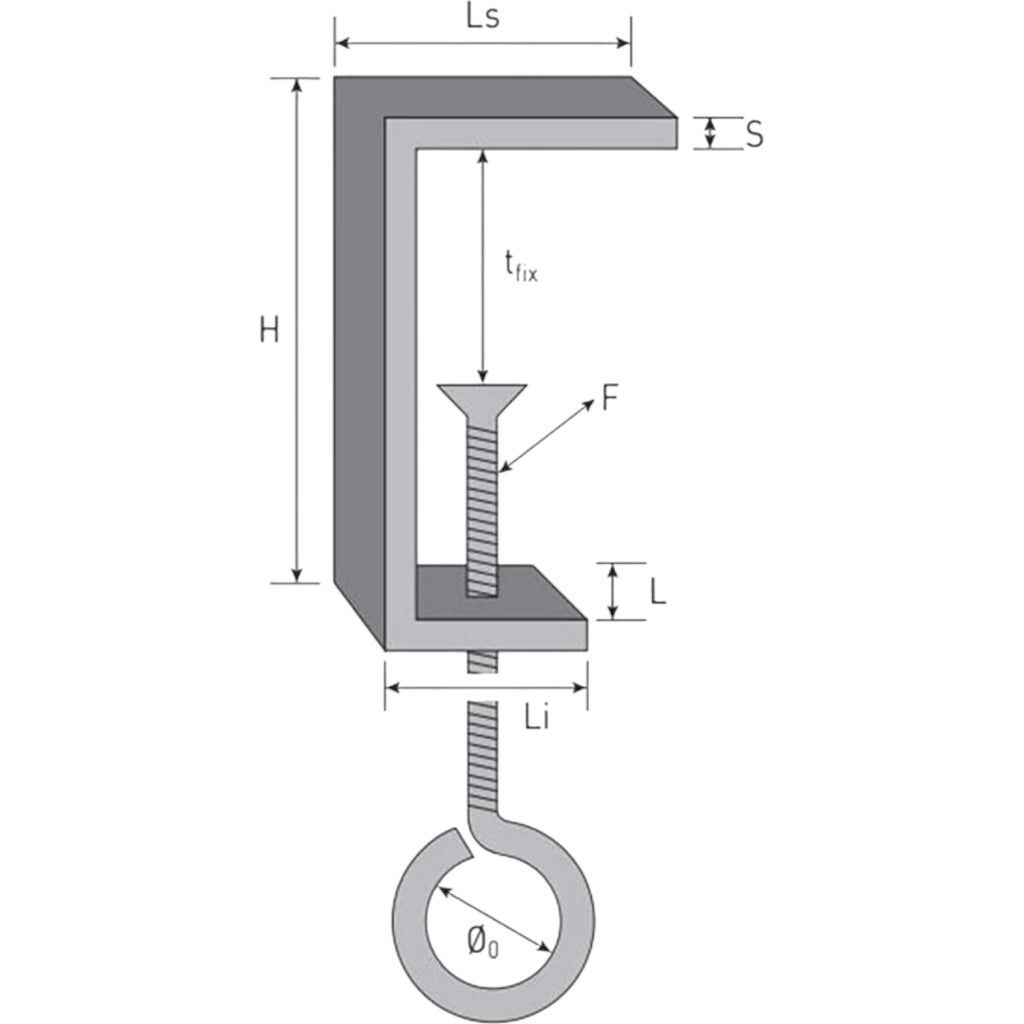 MORSETTO STRINGENTE GIUSSANI 6CM ZINCATO GIUSSANI