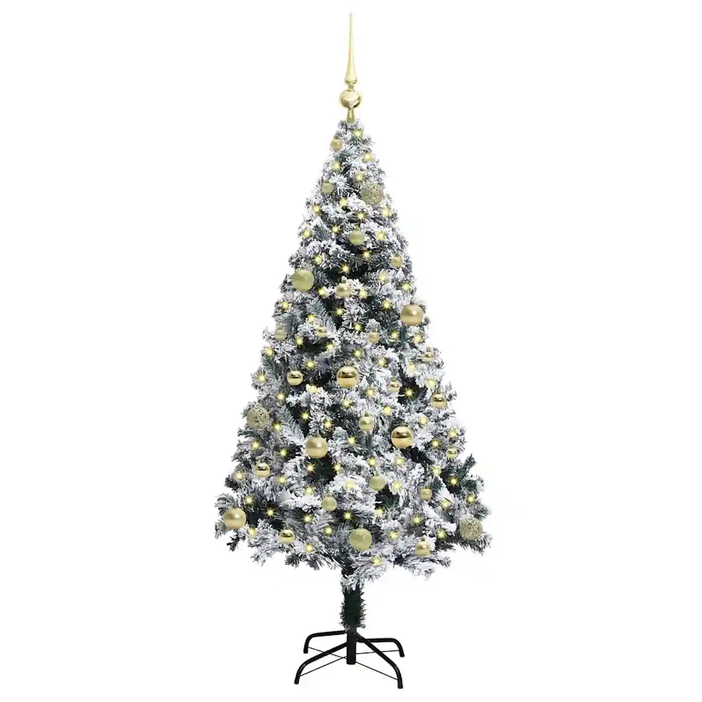 Albero di Natale artificiale con 150 LED Bianco 150 cm 3396953