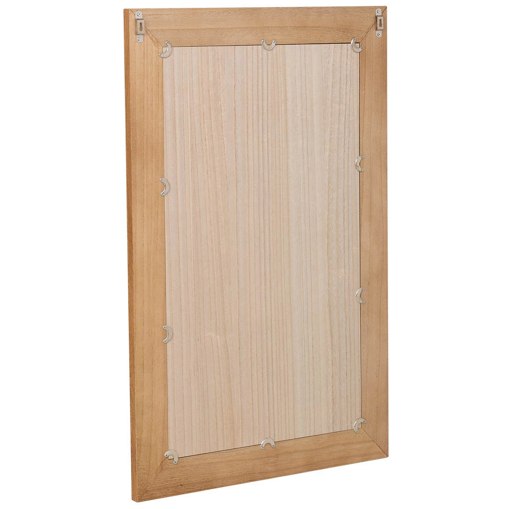 Specchio in legno marrone 60x3x90