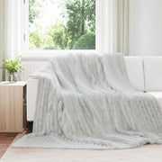 Coperta Grigio 270 x 240 cm Panno 42016836