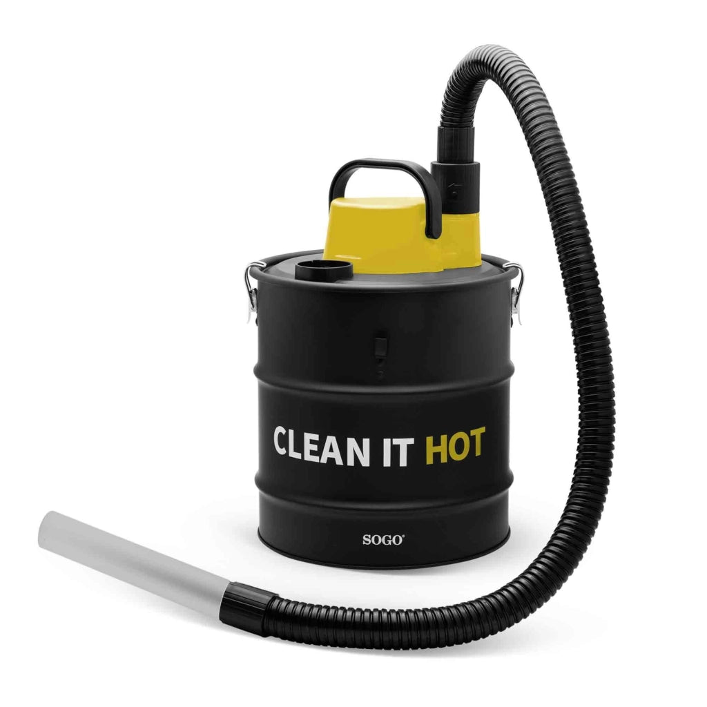 Aspirapolvere con Serbatoio in Metallo 20L, Filtro HEPA e Soffiatore  1200W