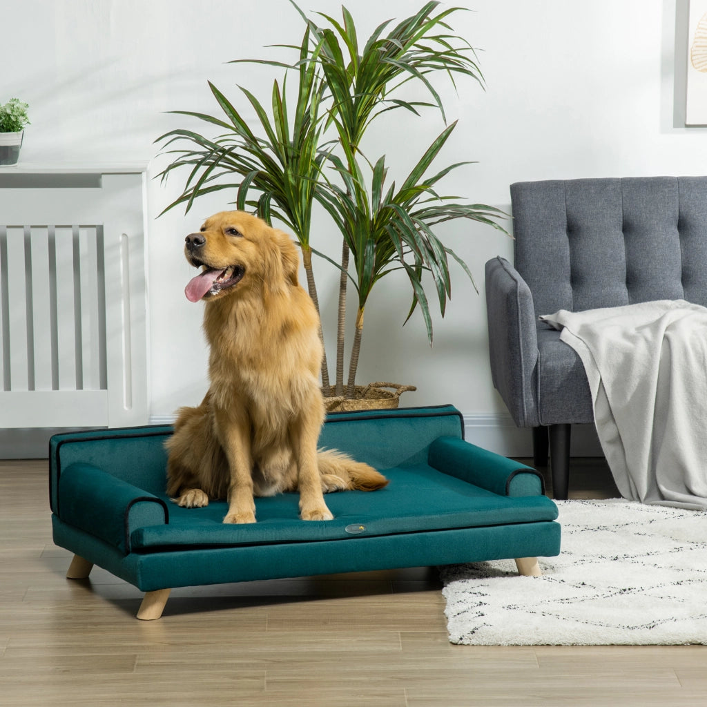 Cuscino per cani e gatti ¨C Minimal ¨C blu canard 100x62x32