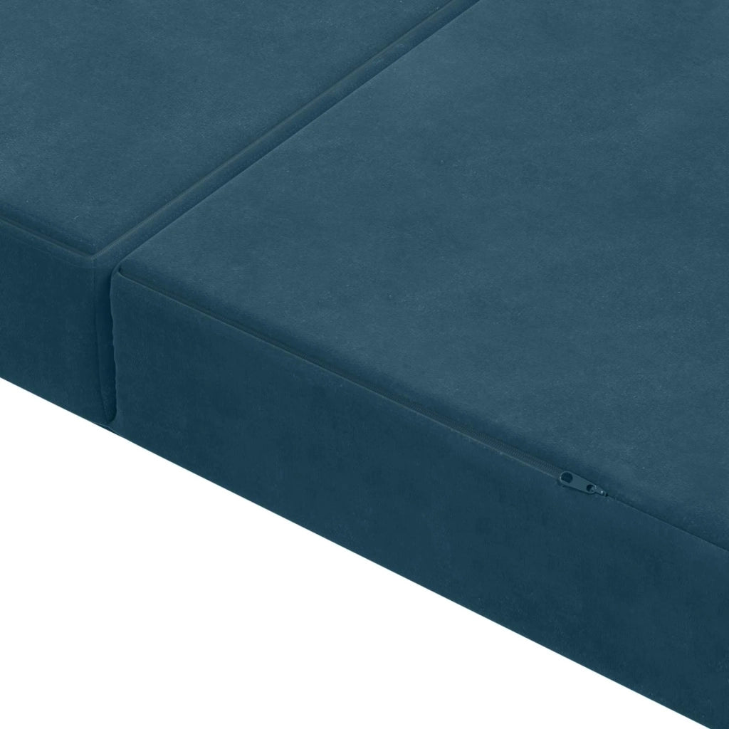 Divano Letto Pieghevole 80 x 67 x 45 cm Blu 900178