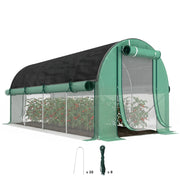 Serra Tunnel 4.5x2x2 m ¨C Minimal ¨C Verde con 8 Finestre e 2 Porte