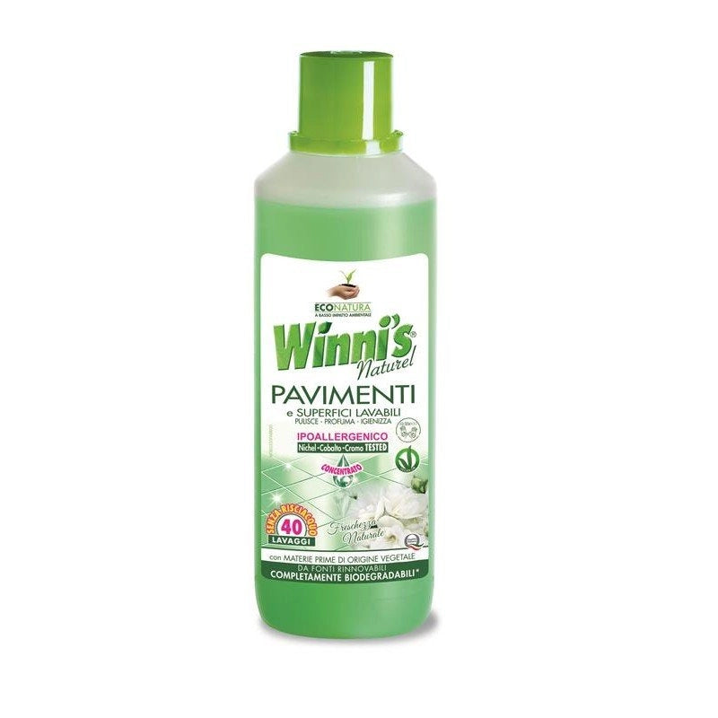 SET 12 WINNI'S NATUREL DETERSIVO CONCENTRATO PER PAVIMENTI 1 LT