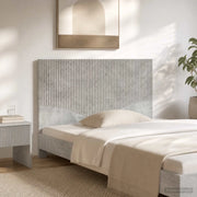 Testiera da Muro HOORN Grigio Cemento Legno ingegnerizzato 897418