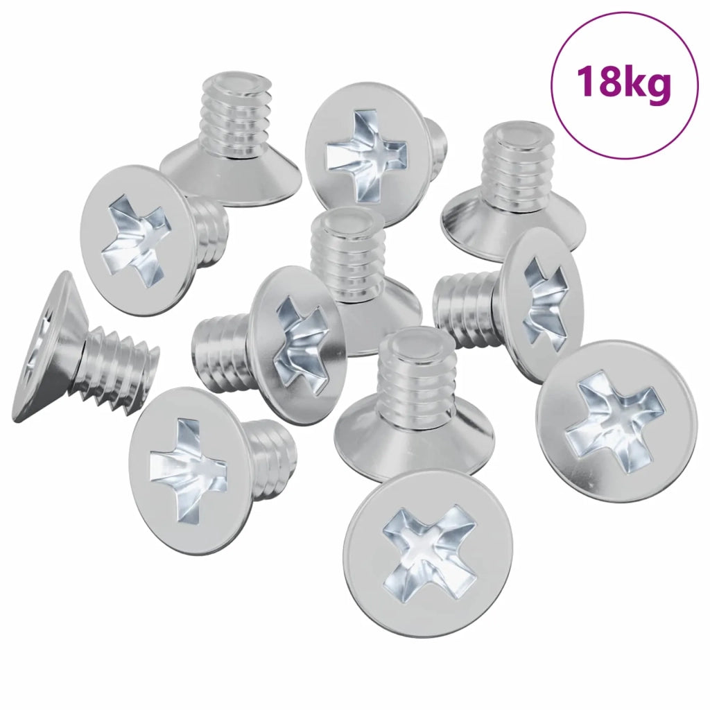 Viti a testa conica 32727 pcs Argento Ferro 864483