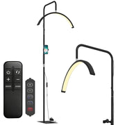 Lampada da Terra con Testa Girevole 350¡ã e Supporto Smartphone ¨C Xylo ¨C 7 Temperature di Colore