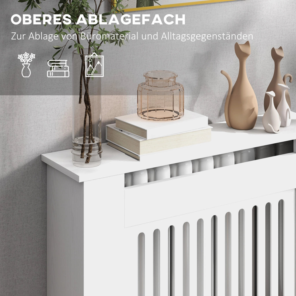 Copritermosifone MDF Bianco ¨C Xylo ¨C 78x19x81cm
