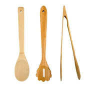 Set 3 pz utensili da cucina di bamboo