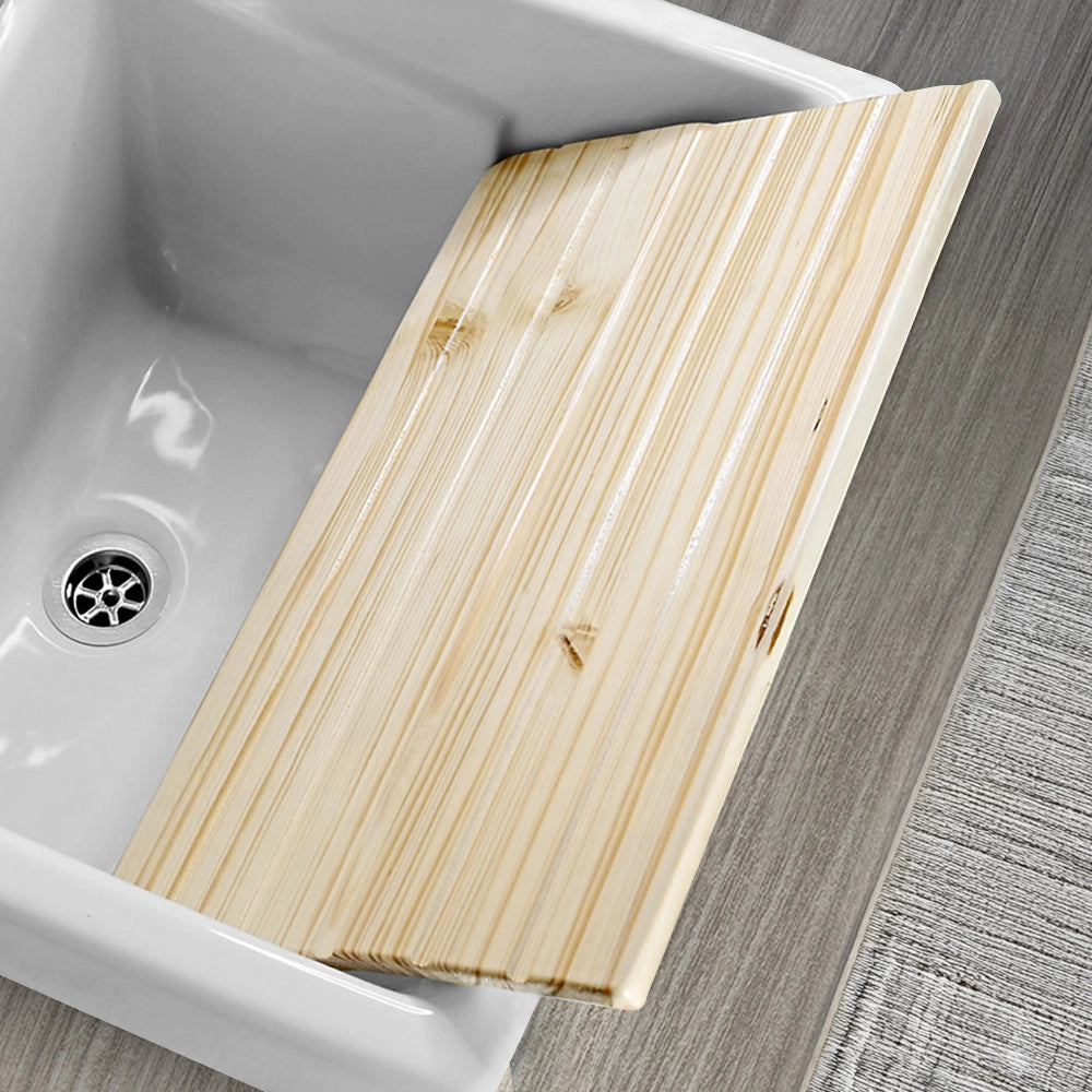 Asse lavapanni per vasca da 75 cm in legno