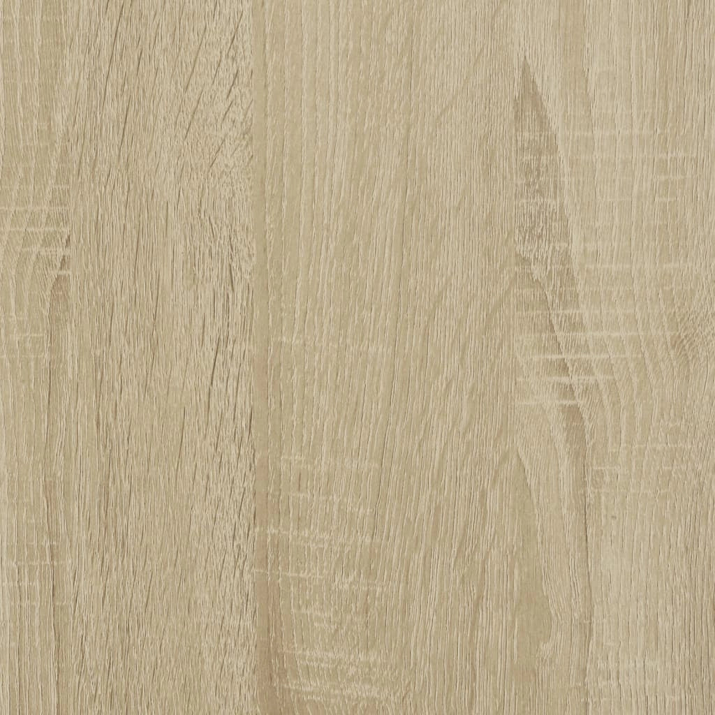 Scrivania tavolo postazione di lavoro mobile per computer studio rovere Sonoma 140 x 50 x 75 cm legno ingegnerizzato marrone 02_0023644