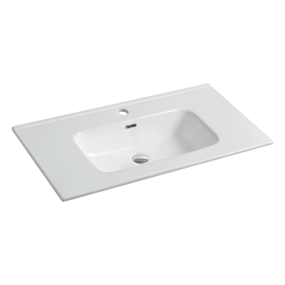 Lavabo da incasso 90 cm in ceramica bianca | Civit