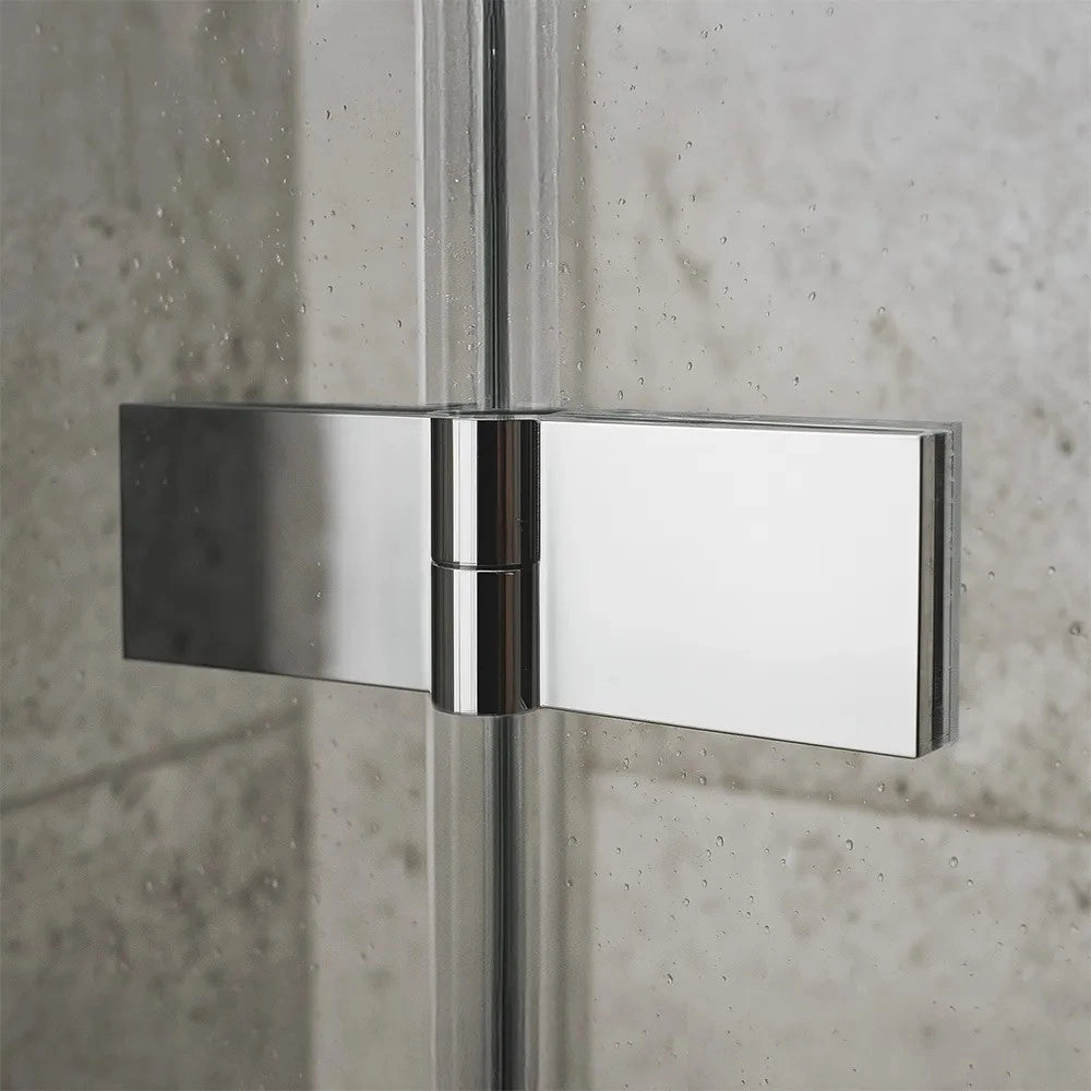 Cabina Doccia Rea Atlas 100x80 Chrome destra