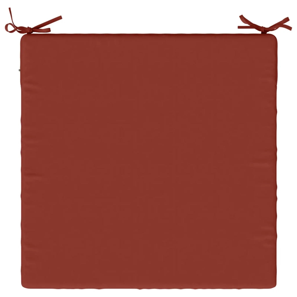 Cuscini per Sedia in 4 Pezzi SOEST 4 pz 100% Poliestere Rosso 944834