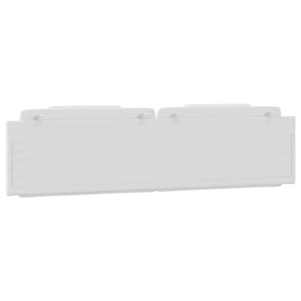 Cuscino Testiera Viana Bianco 200 cm in Similpelle 374815