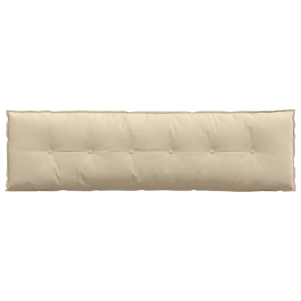 Cuscino per Schiena | Cuscino dorsale Crema 180 x 50 cm Tessuto in Microfibra