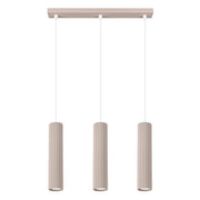 Lampada a sospensione KARBON 3L taupe
