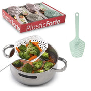 1 Pezzo Mestolame da Cucina Schiumarola in Plastica Vari Colori