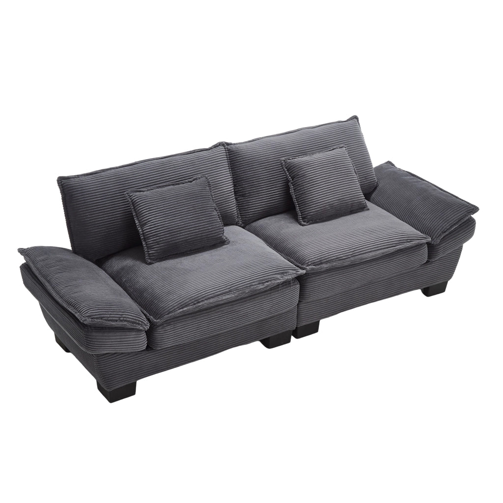Divano Letto Doppio con Cuscino ¨C MINIMAL ¨C Grigio Scuro