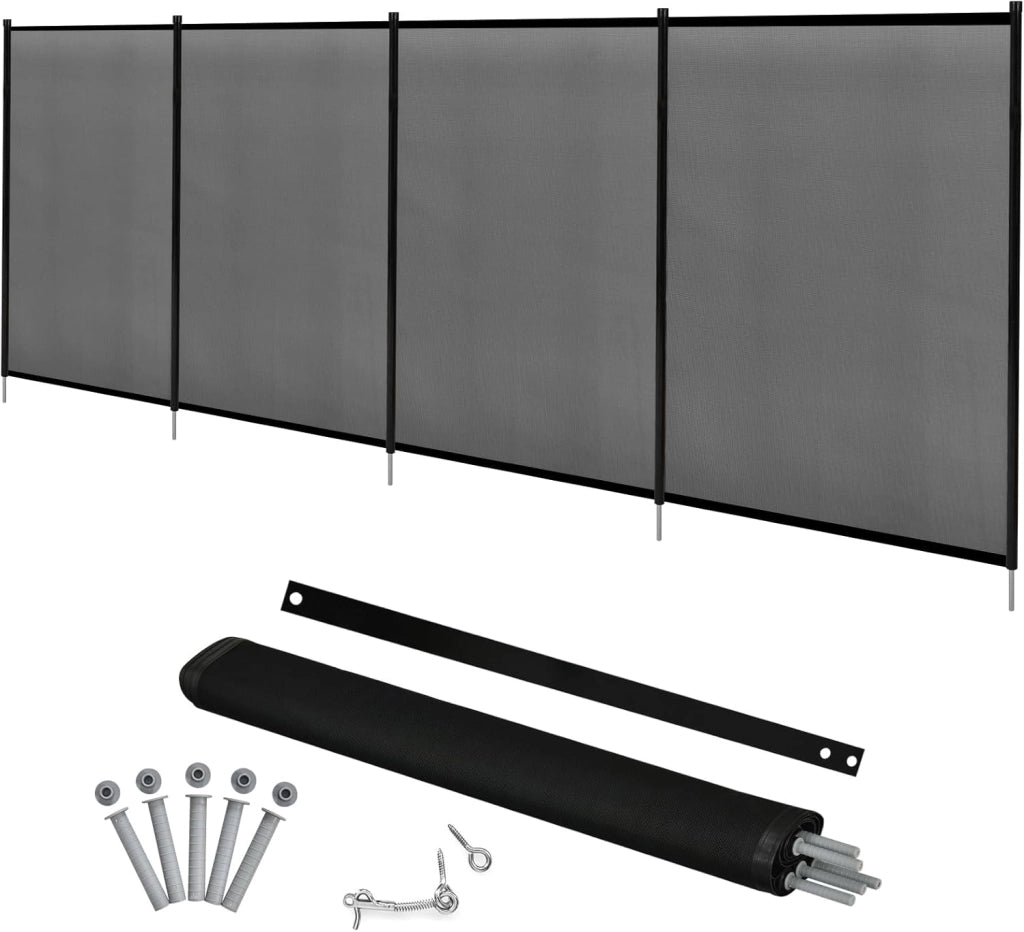 Recinzione di Protezione per Piscina, Barriera Protettiva, Cancelletto di Sicurezza per Piscina, 360 x 125 cm