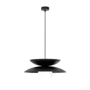 Lampada sospesa NAGOYA Japandi nera 1xG9 Emibig