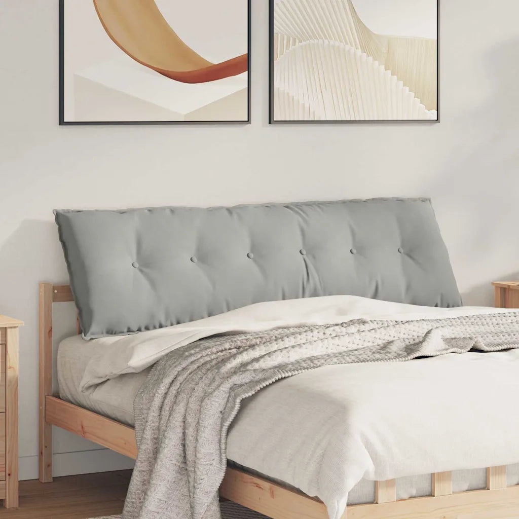 Cuscino per Schiena Grigio chiaro 160 x 50 cm 42014903