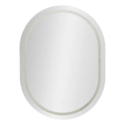 Specchio Da Muro Led Simple Ovale cm 60x3,5x80 (luce Con 3 Temperature Di Colore)