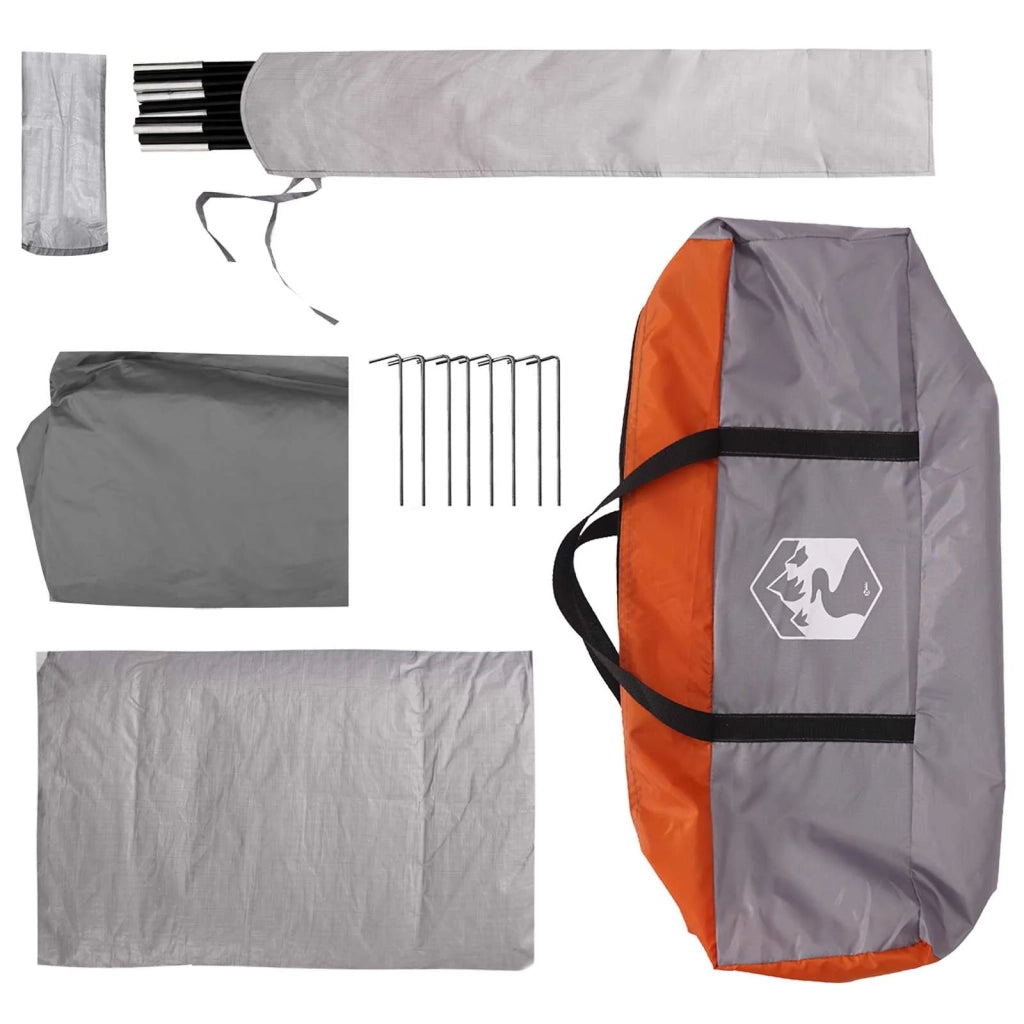 Tenda da tailgate con tendone impermeabile Grigio e arancione 42028545