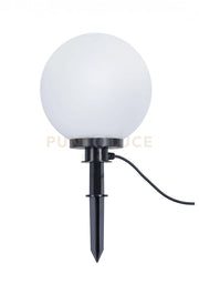 BOLO PICCHETTO SFERA DIAMETRO 30cm CON 5 METRI DI CAVO 1 LUCE ATTACCO E27 IP44