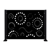 Ringhiera DEKOPLAST rettangolare mod. FIBONACCI-H Colore: nero