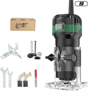 Foglia Corte Elettrica - Macchina per Foglie - 800 W - 6 Velocità - Verde