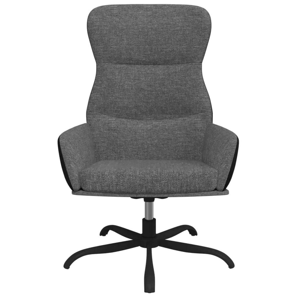 Sedia Relax Grigio Chiaro in Tessuto 341091