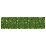 Schermo per balcone con foglie Verde e Giallo 400 x 100 cm 42040644