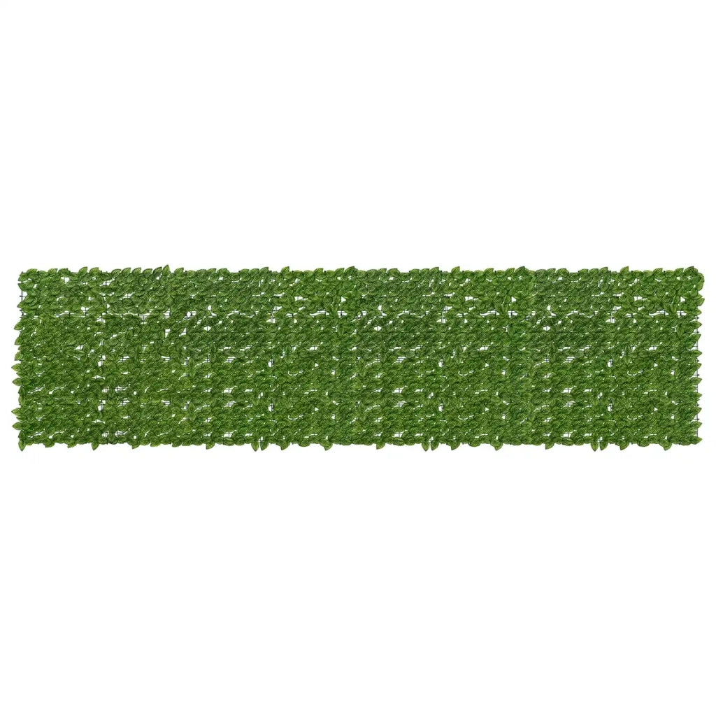 Schermo per balcone con foglie Verde e Giallo 400 x 100 cm 42040644