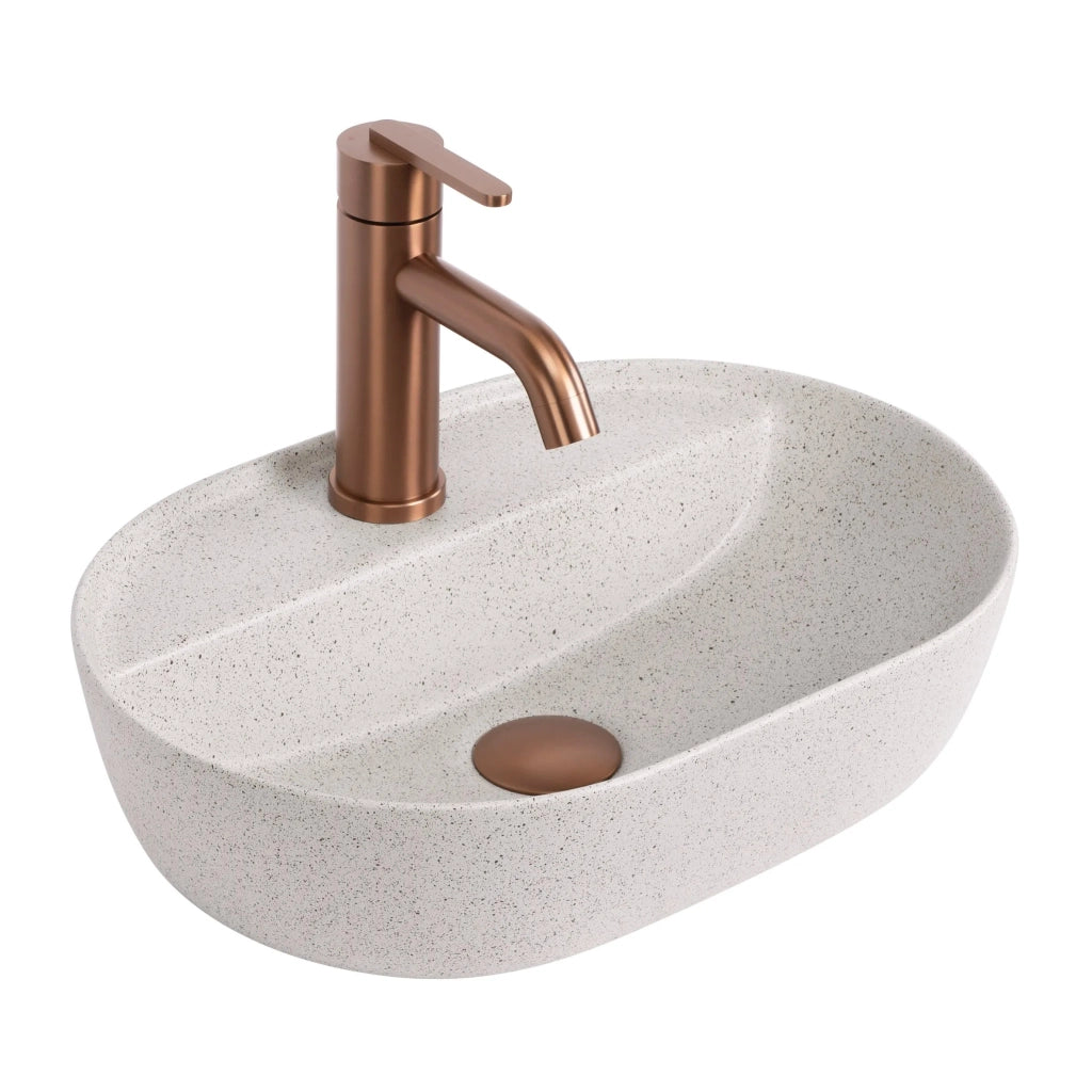Lavabo Da Appoggio Rea Aura 42 Sandy