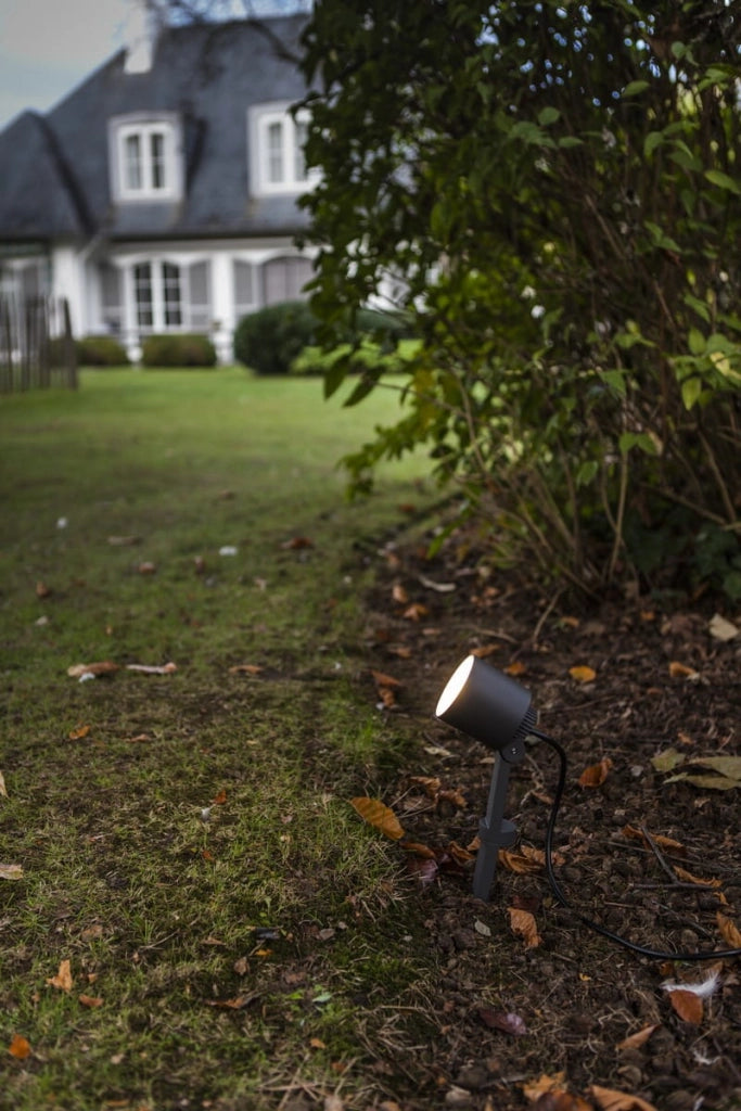 Lampione da giardino Explorer antracite LUTEC LED 5W