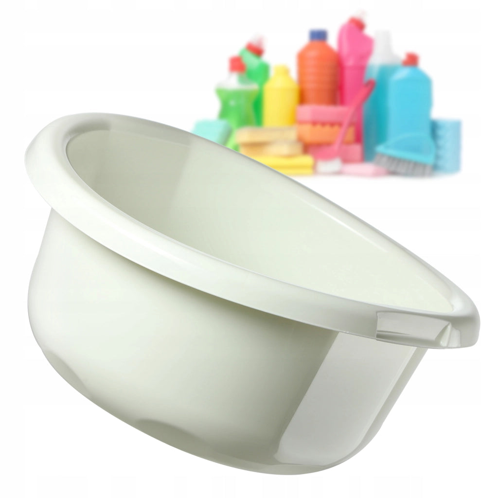 Bacinella universale rotonda in plastica KADAX da 8 litri per bucato