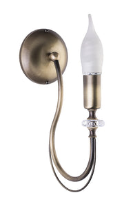 Applique a candela industriale oro anticato E14 MELANI Jupiter