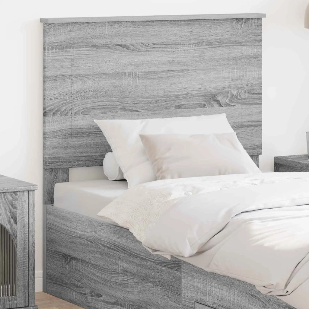 Testiera | Testata Sonoma grigia 100 cm Legno ingegnerizzato
