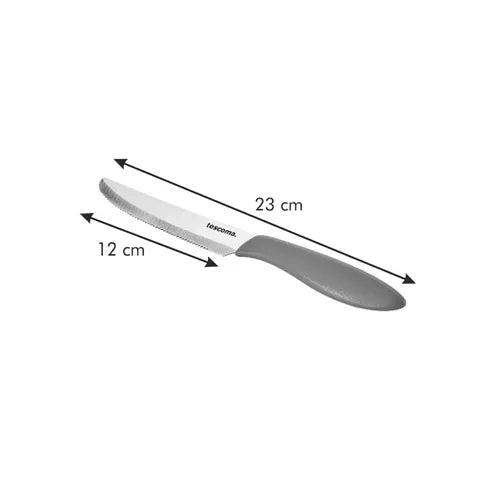 COLTELLO BISTECCA 'PRESTO' Lunghezza totale 23 cm -  lama 12 cm - Bianco 6 pezzi - TESCOMA