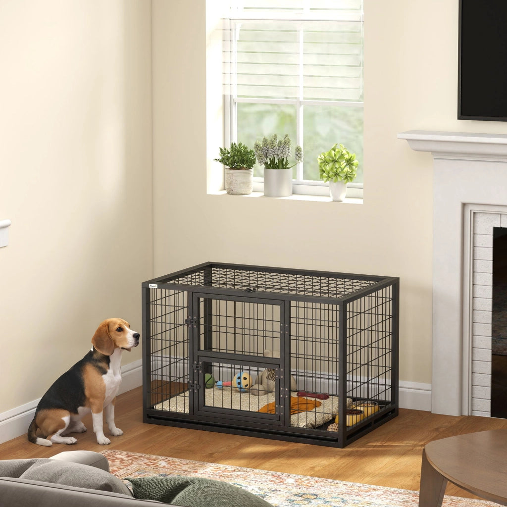 Cuccia per Cani Interna ¨C Minimal ¨C Nero 94x60x64 cm
