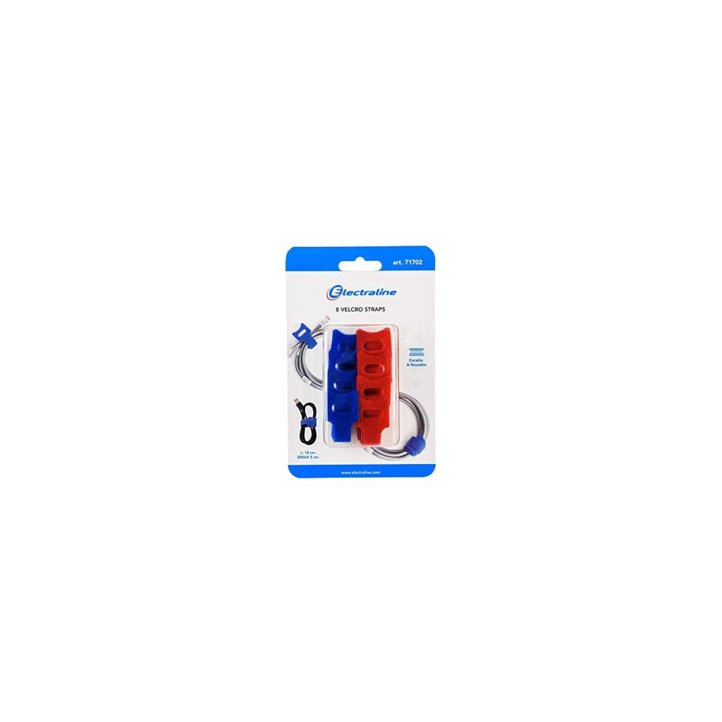 SET 8 FASCE IN VELCRO 19CM.