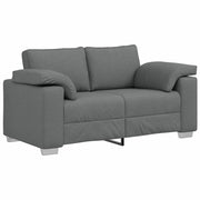 Divano-Sofa-Divanetto Grigio scuro 160 x 77 x 82 cm Tessuto