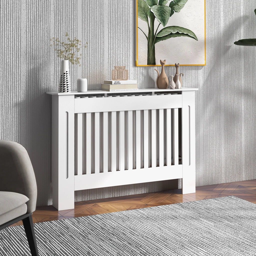 Armadio copriradiatore ¨C Minimal ¨C Bianco 112x19x81 cm