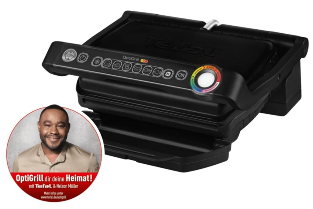 Tefal GC7058 OptiGrill Grill a contatto 2000 W 6 programmi Superficie 600 cm² colore Nero