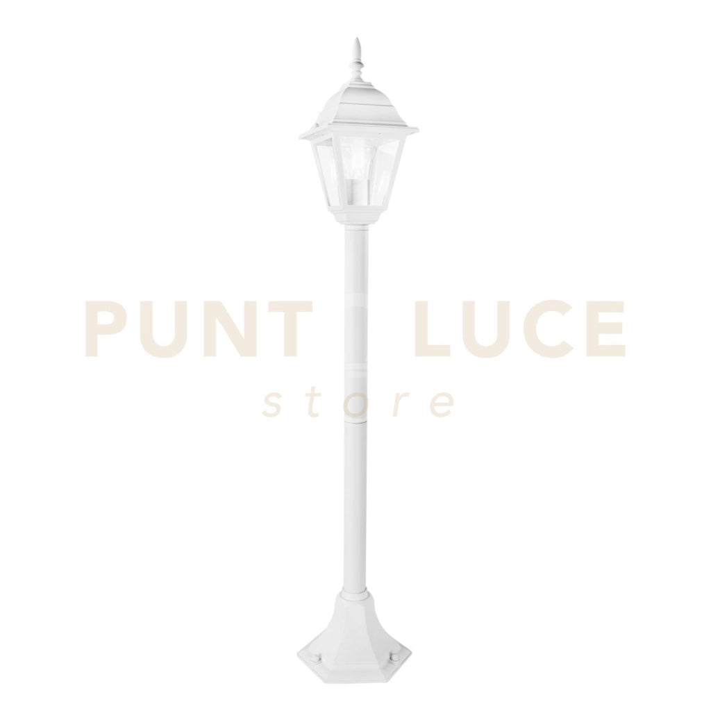 PALETTO ROMA BIANCO 1 LUCE ATTACCO E27 IP44 14,6X14,6X104CM